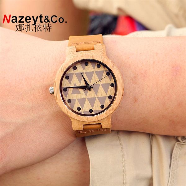 selling me lovers' design wooden bamboo watches with real leather quartz watch for women men gift watch, Slivery;brown
selling me lovers' design wooden bamboo watches with real leather quartz watch for women men gift watch, Slivery;brown