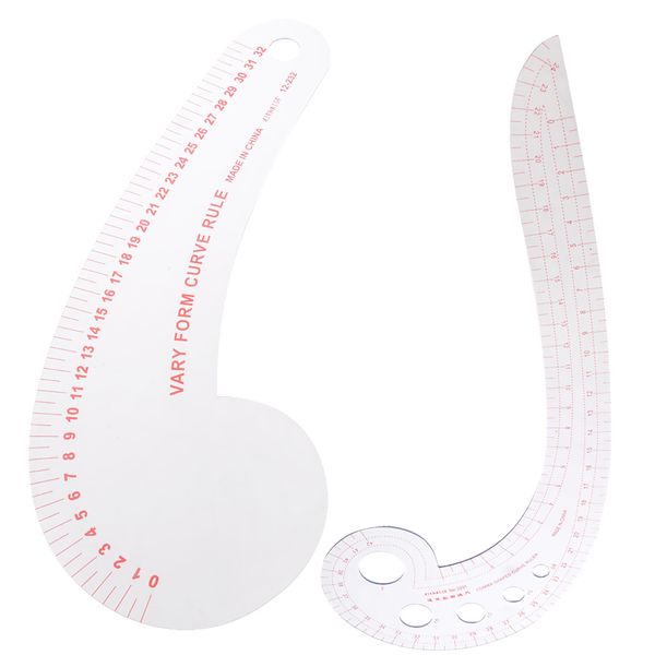 2 pieces useful comma french curve metric ruler for tailoring dressmaking craft, Black
2 pieces useful comma french curve metric ruler for tailoring dressmaking craft, Black
