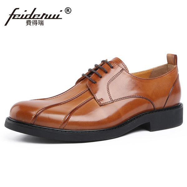 new arrival genuine leather men's derby flats round toe laces handmade party oxfords formal dress man platform shoes js225, Black
new arrival genuine leather men's derby flats round toe laces handmade party oxfords formal dress man platform shoes js225, Black