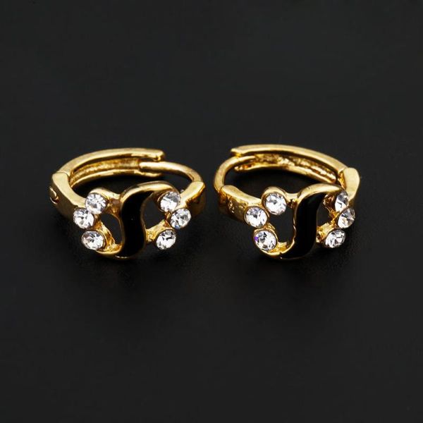 fashion women stone gold color earrings round enamel hoop earrings women jewelry, Golden;silver
fashion women stone gold color earrings round enamel hoop earrings women jewelry, Golden;silver