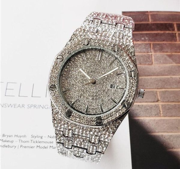 luxury gold president stainless iced out diamond bezel designer mens automatic watch day date wristwatches watches, Slivery;brown
luxury gold president stainless iced out diamond bezel designer mens automatic watch day date wristwatches watches, Slivery;brown