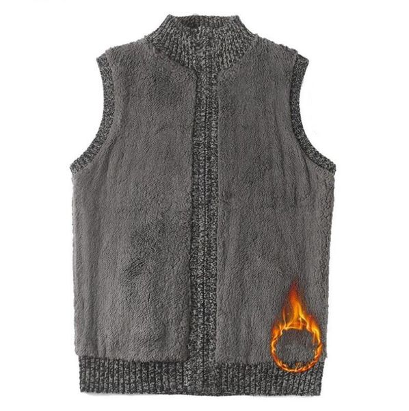 plus size 6xl mens knitted sweater vest stand collar sleeveless jacket slim fit winter fleece lining waistcoat vests outerwear, Black;white
plus size 6xl mens knitted sweater vest stand collar sleeveless jacket slim fit winter fleece lining waistcoat vests outerwear, Black;white