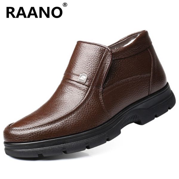 38-48 winter men genuine leather boots thick wool male super warm snow boots oxfords men non-slip cotton shoes boot, Black
38-48 winter men genuine leather boots thick wool male super warm snow boots oxfords men non-slip cotton shoes boot, Black