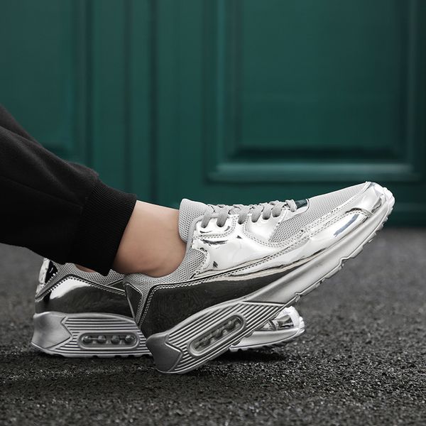 2020 new style summer and autumn bright surface mesh breathable shoes cushion insole sports footwear fashion chang running shoes
2020 new style summer and autumn bright surface mesh breathable shoes cushion insole sports footwear fashion chang running shoes