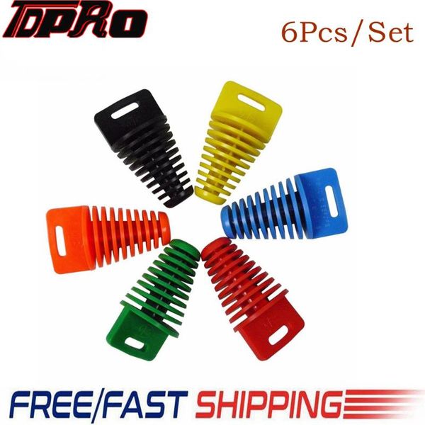 6pcs s/l 6 colors in a pack exhaust pipe muffler for 2/4 stroke motorcycle rocket dirt bike wash waterproof plug pipes
6pcs s/l 6 colors in a pack exhaust pipe muffler for 2/4 stroke motorcycle rocket dirt bike wash waterproof plug pipes