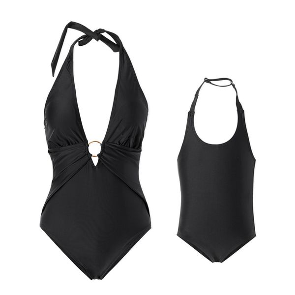 family matching outfits mother and daughter summer swimsuit kids parent black swimwear baby girls clothes, Blue
family matching outfits mother and daughter summer swimsuit kids parent black swimwear baby girls clothes, Blue