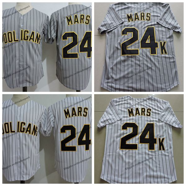 mens bruno mars 24k hooligans white pinstriped baseball jerseys stitched bruno mars 24k hooligans shirts, Black
mens bruno mars 24k hooligans white pinstriped baseball jerseys stitched bruno mars 24k hooligans shirts, Black