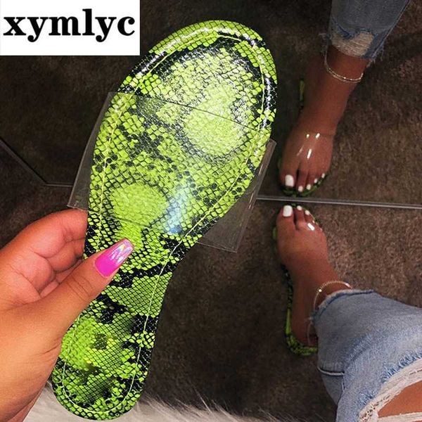 women slippers 2020 transparent summer sandals women shoes snake print female slides flat slippers outdoor shoes, Black
women slippers 2020 transparent summer sandals women shoes snake print female slides flat slippers outdoor shoes, Black