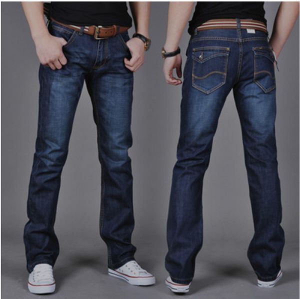deep blue men straight waist, cultivate one's morality in loose jeans han edition men's youth long pants
deep blue men straight waist, cultivate one's morality in loose jeans han edition men's youth long pants