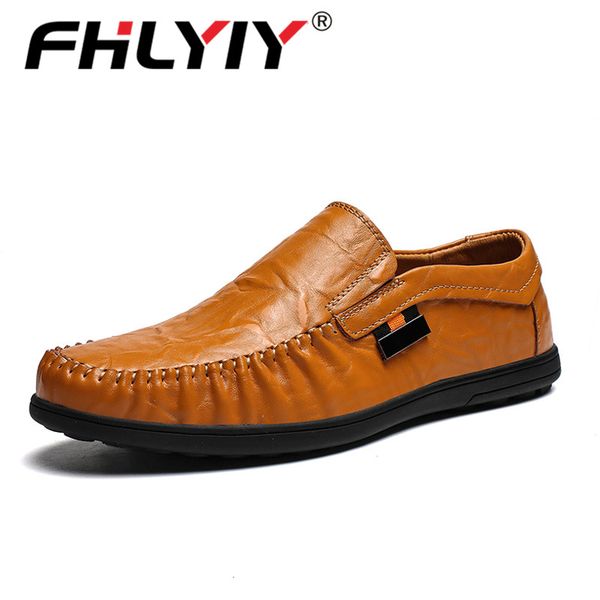 fhlyiy 2020 summer genuine leather slip-on men shoes loafers male moccasins flats soft breathable casual boat driver driving, Black
fhlyiy 2020 summer genuine leather slip-on men shoes loafers male moccasins flats soft breathable casual boat driver driving, Black