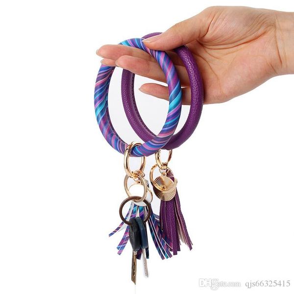 pu leather wristlet keychain bracelet bangle big o loop silicone key ring bracelet with tassel hand chain bracelet personalized, Black
pu leather wristlet keychain bracelet bangle big o loop silicone key ring bracelet with tassel hand chain bracelet personalized, Black