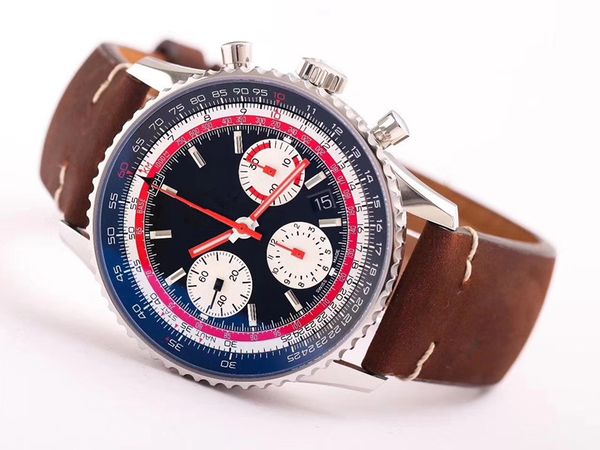 black and white blue surface 43mm15mm7750 timing mechanical automatic watch movement watch mens watches designer watches, Slivery;brown
black and white blue surface 43mm15mm7750 timing mechanical automatic watch movement watch mens watches designer watches, Slivery;brown