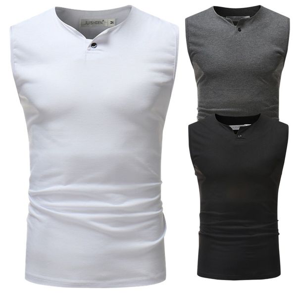 cross-overseas code new style men' ouma slim wild tide male sleeveless vest youth one-button l vest, White;black
cross-overseas code new style men' ouma slim wild tide male sleeveless vest youth one-button l vest, White;black