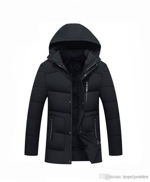 men new hooded designer down jackets winter cotton padded outerwear middle aged mens jacket males apparel, Black
men new hooded designer down jackets winter cotton padded outerwear middle aged mens jacket males apparel, Black