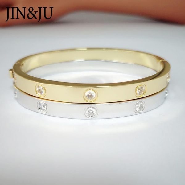 jin&ju beautiful crystal bangles stainless steel gold color plated bracelets woman jewelry gifts, Black
jin&ju beautiful crystal bangles stainless steel gold color plated bracelets woman jewelry gifts, Black