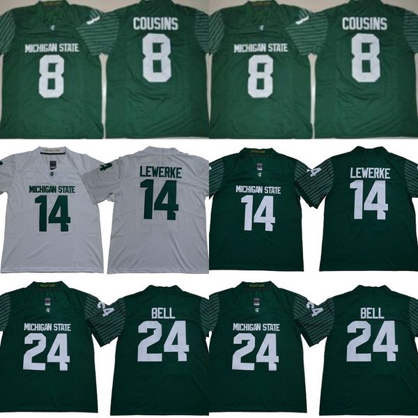 Mens Michigan State Spartan Jersey 8 Kirk Cousins 14 Brian Lewerke 24 Le'Veon Bell College Basketball Jerseys White Green Fast Shipping
Mens Michigan State Spartan Jersey 8 Kirk Cousins 14 Brian Lewerke 24 Le'Veon Bell College Basketball Jerseys White Green Fast Shipping