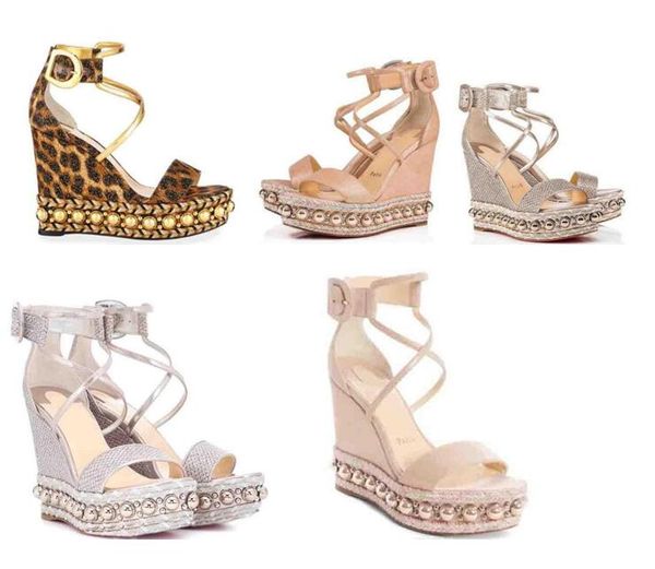 luxurious designer weddin dress high heels red bottom sandals chocazeppa leopard wedge red sole espadrille sandals super quality size35-42, Black
luxurious designer weddin dress high heels red bottom sandals chocazeppa leopard wedge red sole espadrille sandals super quality size35-42, Black