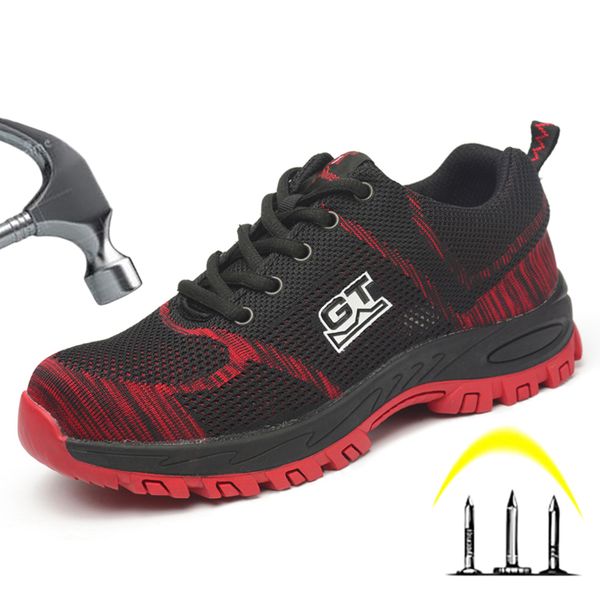 men shoes work safety boots comfort men boots steel toe safety shoes puncture proof indestructible male 39 s, Black
men shoes work safety boots comfort men boots steel toe safety shoes puncture proof indestructible male 39 s, Black