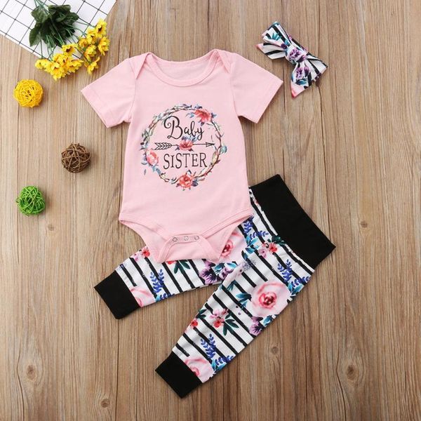 newborn baby girls sister cotton romper +striped pants 3pcs outfits set clothes, White
newborn baby girls sister cotton romper +striped pants 3pcs outfits set clothes, White