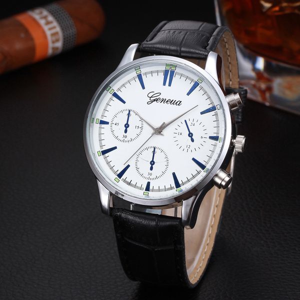 mens retro design leather band analog alloy quartz wrist men's watch wrist party decoration suit dress watch gifts male man boyf, Slivery;brown
mens retro design leather band analog alloy quartz wrist men's watch wrist party decoration suit dress watch gifts male man boyf, Slivery;brown