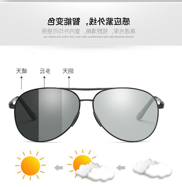 sun color-changing black technology fashion glasses sunglasses drivers driving polarized goggles class ii, White;black
sun color-changing black technology fashion glasses sunglasses drivers driving polarized goggles class ii, White;black