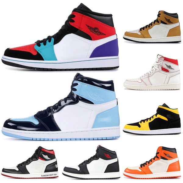 UNC 1s Basketball Shoes Phantom Black Bred Toe TOP 3 Reverse New Love Shattered Backboard Designer 1 Mens Sports Sneakers 7-13
UNC 1s Basketball Shoes Phantom Black Bred Toe TOP 3 Reverse New Love Shattered Backboard Designer 1 Mens Sports Sneakers 7-13