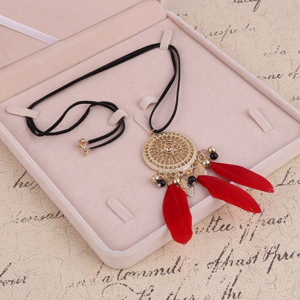 necklaces jewelry elegant feather long beaded black chain tassel necklaces for women office accessory bohemia costumes jewelry, Silver
necklaces jewelry elegant feather long beaded black chain tassel necklaces for women office accessory bohemia costumes jewelry, Silver