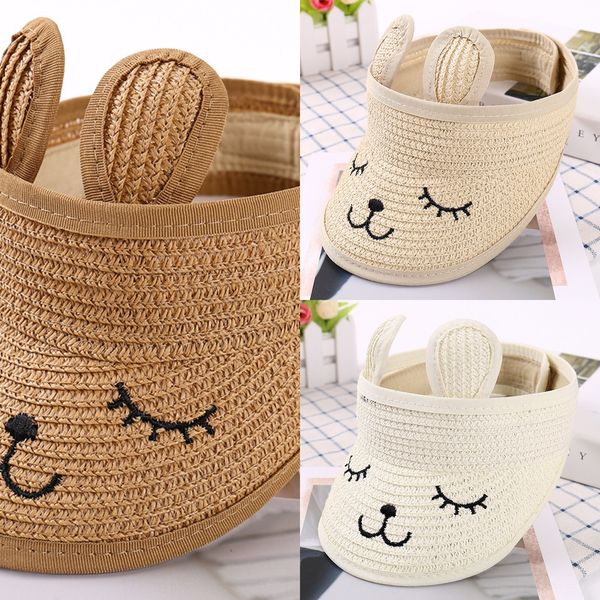 male and female children's empty cap sun baby foldable straw hat embroidered baby hat outdoor sunshade cap, Yellow
male and female children's empty cap sun baby foldable straw hat embroidered baby hat outdoor sunshade cap, Yellow