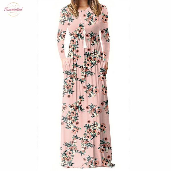 women long sleeve maxi long dresses femme summer floral printed a line dress female boho beach sundress pockets plus size gv083, Black;gray
women long sleeve maxi long dresses femme summer floral printed a line dress female boho beach sundress pockets plus size gv083, Black;gray