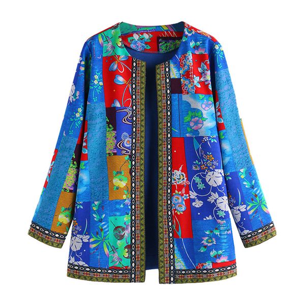 coat plus size women vintage ethnic style floral print long sleeve cotton jacket loose outdoor sport causal party winter 19nov4, Black
coat plus size women vintage ethnic style floral print long sleeve cotton jacket loose outdoor sport causal party winter 19nov4, Black