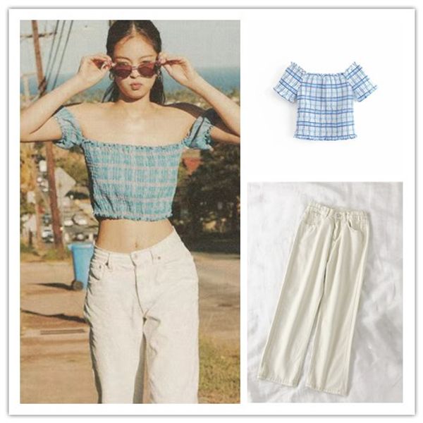 kpop blackpink jennie 2019 summer casual wild jeans women loose streetwear fashion straight jeans ladies high waist pants, Blue
kpop blackpink jennie 2019 summer casual wild jeans women loose streetwear fashion straight jeans ladies high waist pants, Blue