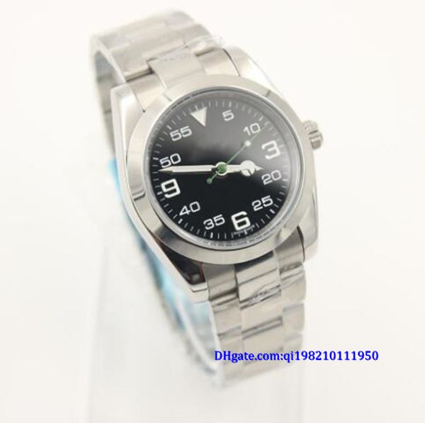 christmas gift original box certificate men watch stainless steel strap air king black dial automatic movment sapphire glass mirror fashion, Slivery;brown
christmas gift original box certificate men watch stainless steel strap air king black dial automatic movment sapphire glass mirror fashion, Slivery;brown