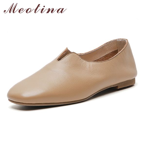 meotina women ballet flats shoes natural genuine leather flat loafers shoes cow leather soft square toe female size 34-39, Black
meotina women ballet flats shoes natural genuine leather flat loafers shoes cow leather soft square toe female size 34-39, Black