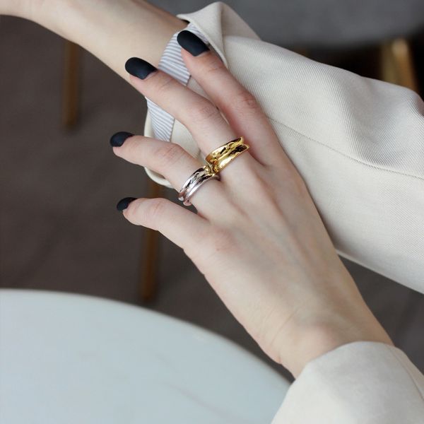 silvology 925 sterling silver glossy concave rings elegant thick open rings for women 925 minimalist jewelry, Golden;silver
silvology 925 sterling silver glossy concave rings elegant thick open rings for women 925 minimalist jewelry, Golden;silver
