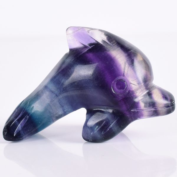 vivid carved fluorite dolphin figurines fluorite mini marine life craft animals statue for water fountains home decoration
vivid carved fluorite dolphin figurines fluorite mini marine life craft animals statue for water fountains home decoration