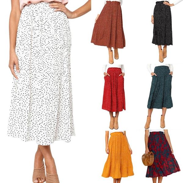 oufisun 2019 spring summer women pleated skirt polka dot print midi skirt fashion wild pocket casual ladies skirts, Black
oufisun 2019 spring summer women pleated skirt polka dot print midi skirt fashion wild pocket casual ladies skirts, Black