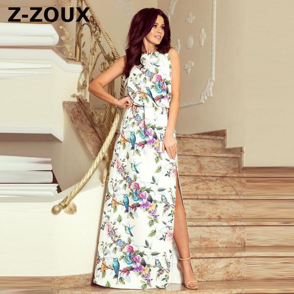 z-zoux women dress chiffon floral bohemia dresses long print floral maxi dress high waist split long dresses summer 2020, Black;gray
z-zoux women dress chiffon floral bohemia dresses long print floral maxi dress high waist split long dresses summer 2020, Black;gray