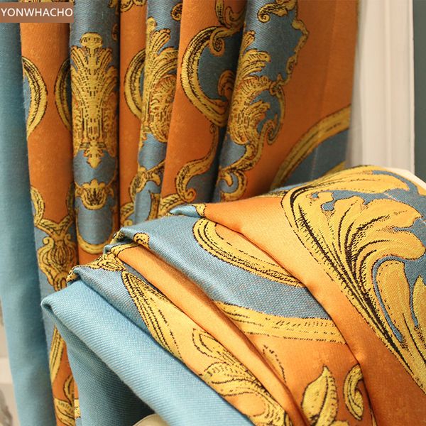 custom curtains luxury american high-precision jacquard thick chenille orange cloth blackout curtain valance tulle panel b537
custom curtains luxury american high-precision jacquard thick chenille orange cloth blackout curtain valance tulle panel b537