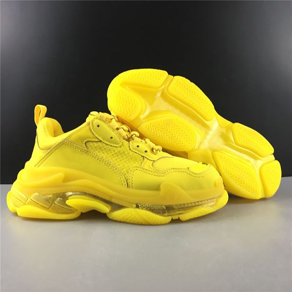 New Arrival Paris Yellow Triple S 17FW Dad Running Shoes Classic Luxury New Released Transparent Cushion Designer Clunky Sneakers
New Arrival Paris Yellow Triple S 17FW Dad Running Shoes Classic Luxury New Released Transparent Cushion Designer Clunky Sneakers