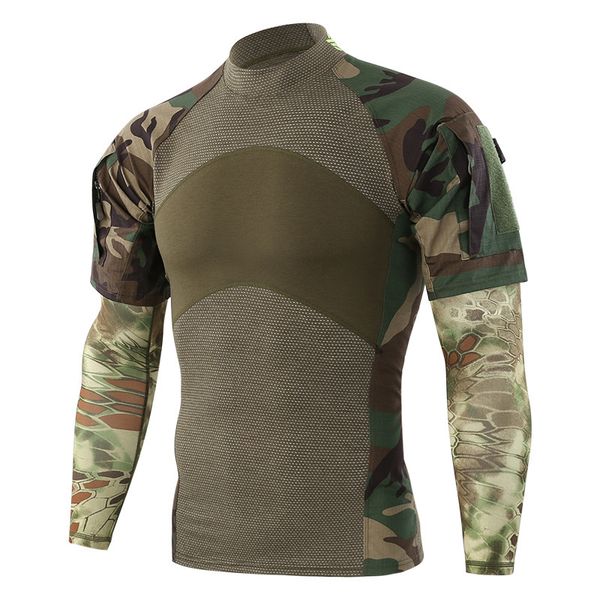 summer men women outdoor camping hiking short shirt with sleeves tactical training frog clothes camouflage cycling running, Gray;blue
summer men women outdoor camping hiking short shirt with sleeves tactical training frog clothes camouflage cycling running, Gray;blue