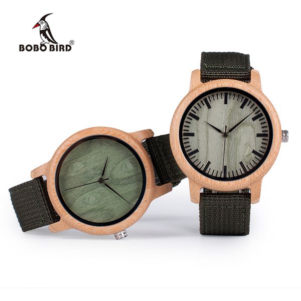 bobo bird d11 bamboo wood watches for women men brand design green nylon straps watch drop shipping in box, Slivery;brown
bobo bird d11 bamboo wood watches for women men brand design green nylon straps watch drop shipping in box, Slivery;brown