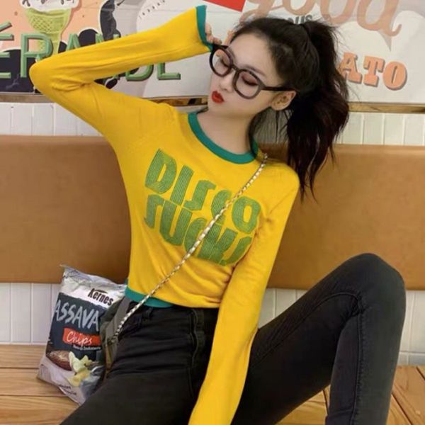 2019 fashion letter print autumn winter women's sweaters jumper korean style knitting casual o neck pullovers truien dames, White;black
2019 fashion letter print autumn winter women's sweaters jumper korean style knitting casual o neck pullovers truien dames, White;black