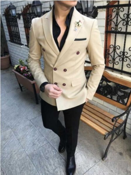 double-breasted beige wedding men suits peak lapel two pieces business groom tuxedos (jacket+pants+tie) w1198, Black;gray
double-breasted beige wedding men suits peak lapel two pieces business groom tuxedos (jacket+pants+tie) w1198, Black;gray