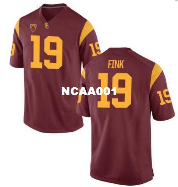 men usc trojans matt fink #19 real full embroidery college jersey size s-4xl or custom any name or number jersey, Black;red
men usc trojans matt fink #19 real full embroidery college jersey size s-4xl or custom any name or number jersey, Black;red
