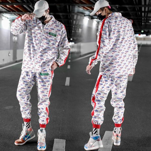 2 piece sweatsuit for men jacket and pants casual hip hop jogger suits for men streetwear drawstring casual clothes mens m5s25, Gray
2 piece sweatsuit for men jacket and pants casual hip hop jogger suits for men streetwear drawstring casual clothes mens m5s25, Gray