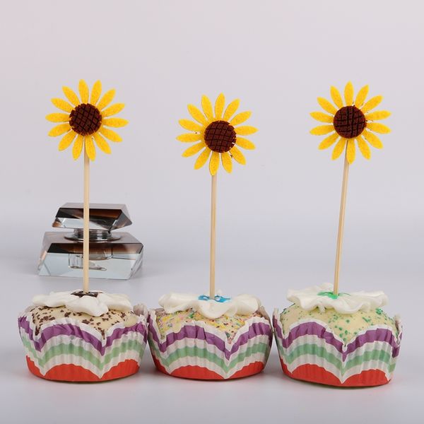 6pcs/lot sunflower cake cupcake ers picks kid's birthday party decorations party supplies favors children gifts other event & party sup
6pcs/lot sunflower cake cupcake ers picks kid's birthday party decorations party supplies favors children gifts other event & party sup