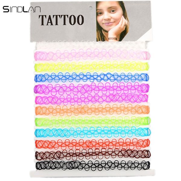 new fashion simple 12 kinds of color fish line tattoo collar set clavicle chain punk harajuku choker necklace for women, Silver
new fashion simple 12 kinds of color fish line tattoo collar set clavicle chain punk harajuku choker necklace for women, Silver