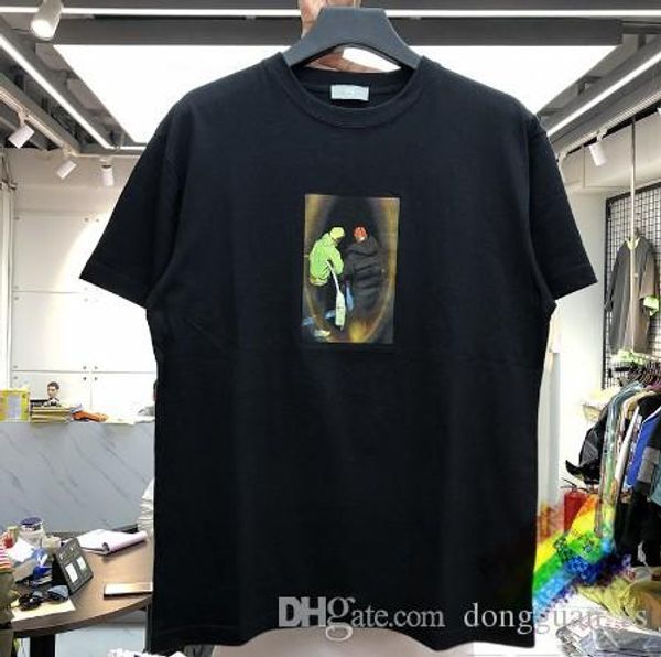 2020ss summer stylet-shirt men women digital direct printing t shirt tees, White;black