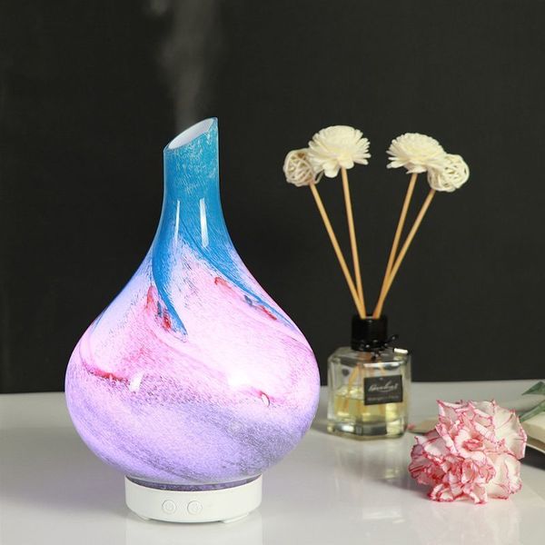 colorful glass vase air humidifier air aroma purifier with 7 color led lights electric aromatherapy essential oil aroma diffuser
colorful glass vase air humidifier air aroma purifier with 7 color led lights electric aromatherapy essential oil aroma diffuser