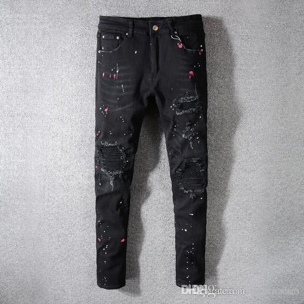 mens 2020 luxury designer jeans clothes distressed ripped skinny jeans fashion motocycle denim pants panelled hip hop mens ripped jeans, Blue
mens 2020 luxury designer jeans clothes distressed ripped skinny jeans fashion motocycle denim pants panelled hip hop mens ripped jeans, Blue